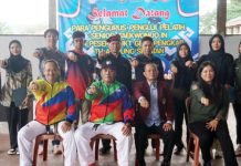 Pengkab TI Lamsel Gelar Ujian Kenaikan Tingkat, Diikuti 139 Taekwondoin
