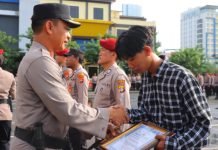 Gagalkan Aksi Begal Motor, Kapolresta Bandar Lampung Berikan Penghargaan ke Karyawan SPBU
