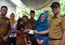 Pj. Bupati OKI Jadi Bapak Asuh Anak Stunting