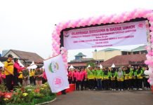 Meriahkan HUT ke-44, Yayasan Kemala Bhayangkari Gelar Gerak Jalan Hingga Bazar