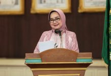 Riana Sari Arinal Hadiri Pelantikan dan Rakerwil Wanita Islam Provinsi Lampung serta YPBWI