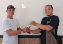 Kades Sungai Pasir Serahkan Senpira ke Polsek Cengal