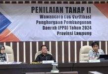 Ketua DPRD Lampung Hadiri Acara Penilaian Tahap II Penghargaan Pembangunan Daerah