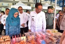 Pemkab OKI Bersama BSB Resmi Buka Pasar Takjil di TSE Kayuagung