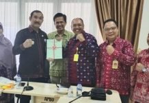 Pj. Bupati Asraf Terima Penyerahan Sertifikasi Aset Pemkab Kerinci dari Kantor Pertanahan