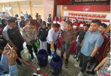 Polda Sumsel Musnahkan Barang Bukti Sabu 7,7 Kg dan 183 Butir Pil Ekstasi