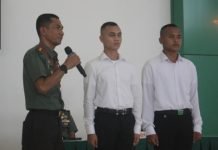 Panselinda Catar TNI Lampung Berikan Arahan ke 113 Orang Tua dan Tanda Tangani Pakta Integritas