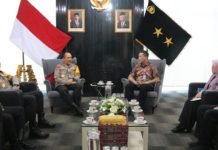 Kapolda Terima Kunjungan Kepala BNNP Sumsel yang Baru, Ini yang Dibahas