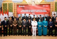 Sandi Fahlevi Resmi Menjabat Pj. Bupati Muba