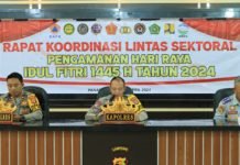 Polres Tubaba Gelar Rakor Lintas Sektoral Operasi Ketupat Krakatau 2024