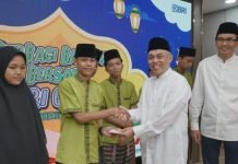 BRI Regional Office Bandar Lampung Santuni Anak Yatim dan Berikan Paket Sembako