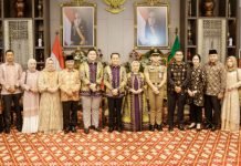 Kompak Pakai Gambo Muba, Pj. Bupati Apriyadi Boyong Kepala OPD Halal Bihalal ke Forkopimda Sumsel