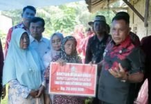 Gandeng CSR, Bupati Lampung Selatan Kembali Serahkan Bantuan Bedah Rumah di Kecamatan Natar