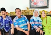 Sambung Silaturahmi, Pj. Bupati Muara Enim Lebaran ke Kediaman H. Nangali Solihin