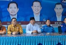 Ambil Formulir Penjaringan di Kantor Demokrat OKI, H. Imron Bersedia Jadi Wakil Muchendi