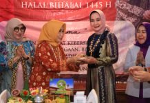 Ketua TP PKK Provinsi Lampung Hadiri Milad Pertama PWPSS