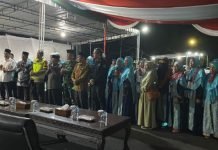 Wabup Soemarjono Sambut Langsung Kepulangan 80 Jamaah Umroh Gratis Pemkab PALI