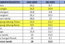 Sukses Tangani Stunting, Sungai Penuh Terendah Tingkat Provinsi Jambi dan Peringkat 2 Nasional