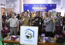 Pj. Bupati Tubaba Hadiri Kegiatan Gerakan Sinergi Reforma Agraria