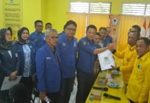 Hari Terakhir Pendaftaran Calon Bupati, Alki Ardiansyah Ambil Formulir di Partai Golkar OKI