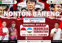 Pj. Bupati Muba Inisiasi Gelar Nobar Timnas Indonesia U-23 Vs Uzbekistan