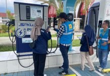 Inspektorat Jenderal Kementerian ESDM Cek SPKLU di Lampung, Auditor: SPKLU PLN Sudah Baik