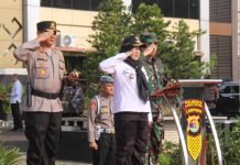 Tanda Dimulainya Operasi Ketupat Krakatau 2024, Polresta Bandar Lampung Lakukan Apel Gelar Pasukan