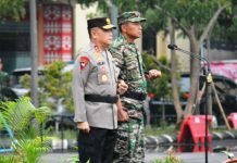 Hadiri Apel Gelar Pasukan, Danrem 043/Gatam Siap Dukung Operasi Ketupat Krakatau 2024