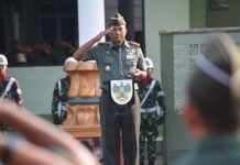 Upacara Bulanan, Danrem 043/Gatam Sampaikan Beberapa Penekanan Panglima TNI