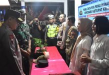 Danrem 043/Gatam Bersama Kapolda Lampung Patroli Bersama Pantau Kesiapan Pengamanan Lebaran