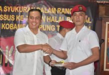 Peringati HUT Kobame ke-72, Kasrem 043/Gatam Sampaikan Tetap Jaga Kekompakan dan Silaturahmi