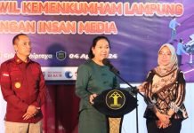 Silaturahmi Insan Media dengan Jajaran Kanwil Kemenkumham Lampung