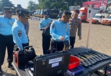 Godok Persiapan Pengamanan WSL Krui Pro 2024, Ditpamobvit Polda Lampung Gelar Apel Pasukan