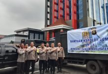 Kapolda Sumsel Kirimkan Bantuan Sembako Bagi Korban Banjir di OKU