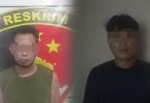 Todongkan Pisau ke Penjaga dan Pengunjung Warung Lesehan, 2 Pria Diringkus Polisi