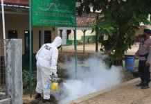 Ponpes Al Kirom dan Al Fatah Lampung Selatan Jadi Sasaran Fogging Unit KBRN