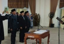 Lantik Tiga Direktur Perumda Tirta Sakti, Pj. Bupati Asraf Minta Optimalkan Pelayanan dan Transparan