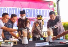 Musnahkan Ratusan Butir Ekstasi, Ini Imbauan Kapolres OKI