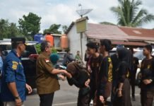Pj. Bupati Muara Enim Tinjau Dapur Umum di Lawang Kidul
