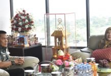 Danrem 043/Gatam Silaturahmi ke Kantor Walikota Bandar Lampung