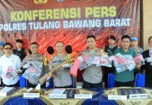 Polres Tubaba Beberkan Hasil Operasi Sikat Krakatau Tahun 2024