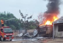 Kebakaran Gudang BBM di Natar, Polisi Lakukan Penyelidikan