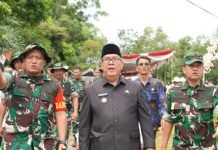 Pj. Bupati Muara Enim Buka TMMD, Prioritas Bangun Jalan Penghubung Desa Sidomulyo-Sumaja Makmur