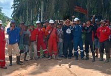 Warga Nusa Serasan Kolab Bareng Medco Bersihkan Jaringan Listrik, Pj. Bupati Muba Ucapkan Terimakasih