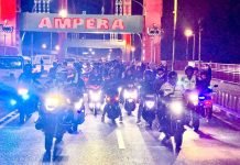 Jaga Kamtibmas, Ratusan Anggota Klub Motor Terpanggil Ikut Patroli Bersama Kapolda Sumsel