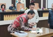 DPRD OKI Gelar Rapat Paripurna LKPJ Bupati OKI Tahun 2023
