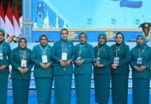 Ibu Riana Sari Arinal Hadiri Puncak Peringatan Hari Kesatuan Gerak PKK ke-52 dan Jambore Nasional Kader PKK se-Indonesia