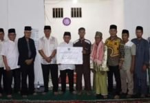 Wabup Soemarjono Safari Ramadhan di Desa Mangku Negara