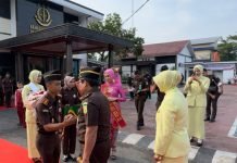 Kajari OKI Sambut Kunjungan Kerja dari Kajati Sumsel