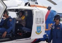Polda Lampung Siagakan Dua Helikopter Untuk Pengamanan WSL Krui Pro 2024
